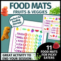 Food Mats- Placemats for Feeding Therapy, Food Exploration, and Picky Eaters