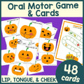 Halloween Oral Motor Skills- Pumpkin Oral Motor Exercises & Pumpkin Speech Sounds