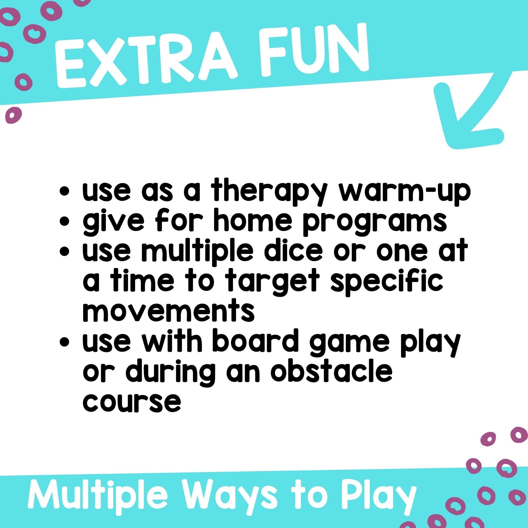 Ocean Oral Motor Game- Oral Motor Dice for Summer Feeding Therapy & Speech Therapy