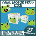 Frog Oral Motor Dice Game for Feeding Therapy & Speech Therapy