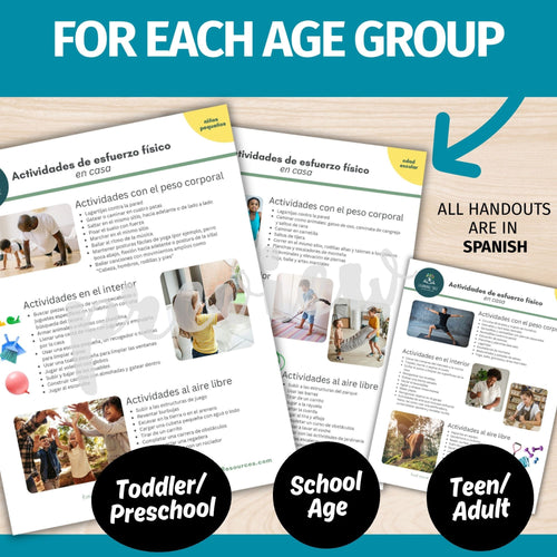*SPANISH* Proprioception, Heavy Work, & Proprioceptive Sensory Activity Handouts